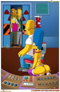 Marge Simpson tiene fantasías sexuales con el abuelo
